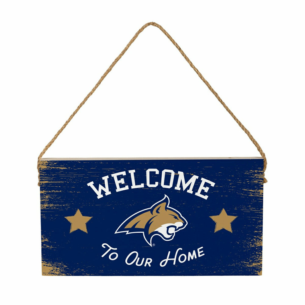 Montana State University Wood Wall Sign, 6x11 - Collegiate Home