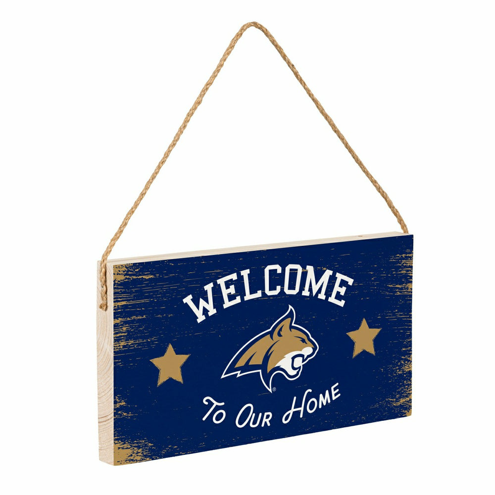 Montana State University Wood Wall Sign, 6x11 - Collegiate Home
