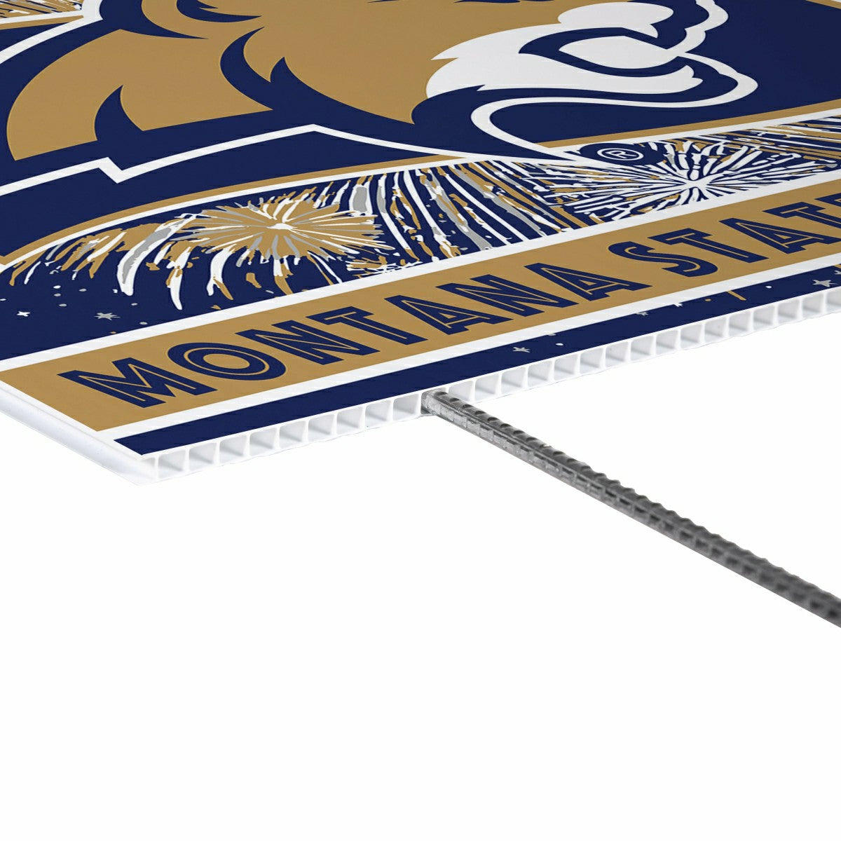 Montana State University Yard Sign, Patriotic - Collegiate Home