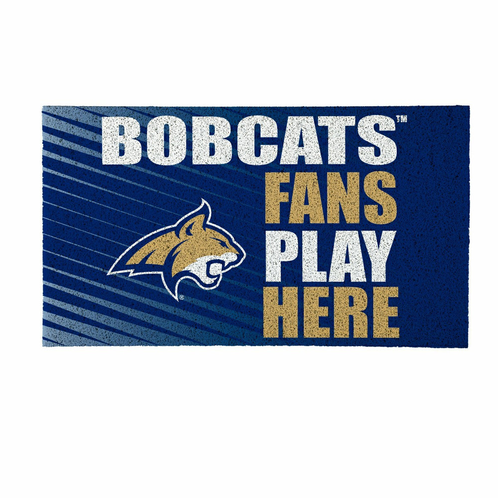 Montana State University Fan Mat, 28"x16" - Collegiate