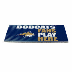Montana State University Fan Mat, 28"x16" - Collegiate