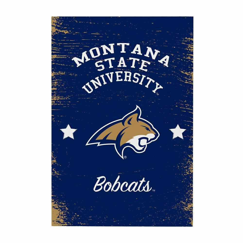Montana State University Wood Wall Sign, 16x24 - Collegiate Home