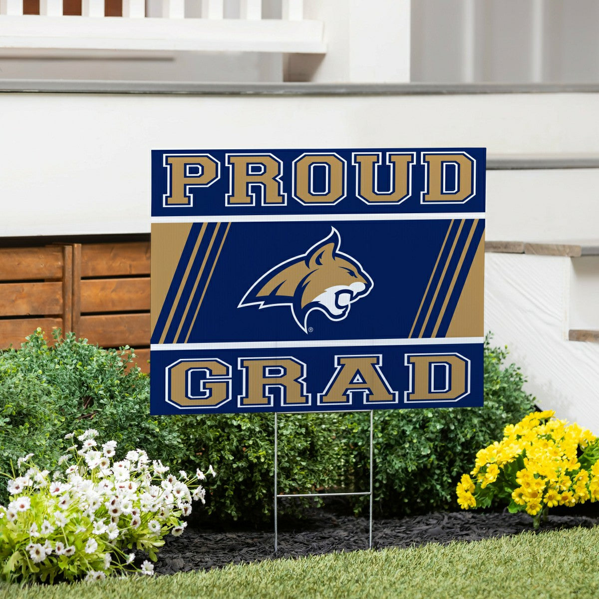 Montana State University Coroplast Yard Sign Graduate - Collegiate Home