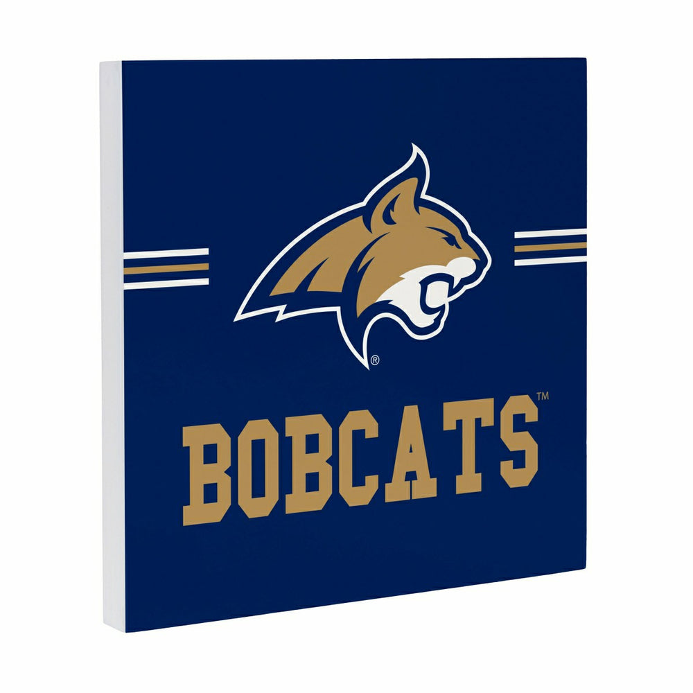 Montana State University Wood Wall Sign, 12x12 - Collegiate Home