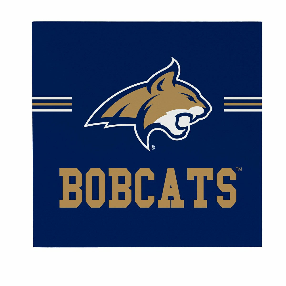 Montana State University Wood Wall Sign, 12x12 - Collegiate Home
