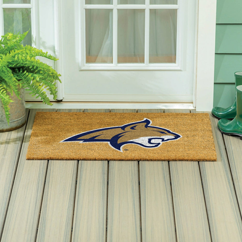 Montana State University Large Full Color Coir Mat, 36"x24" - Collegiate