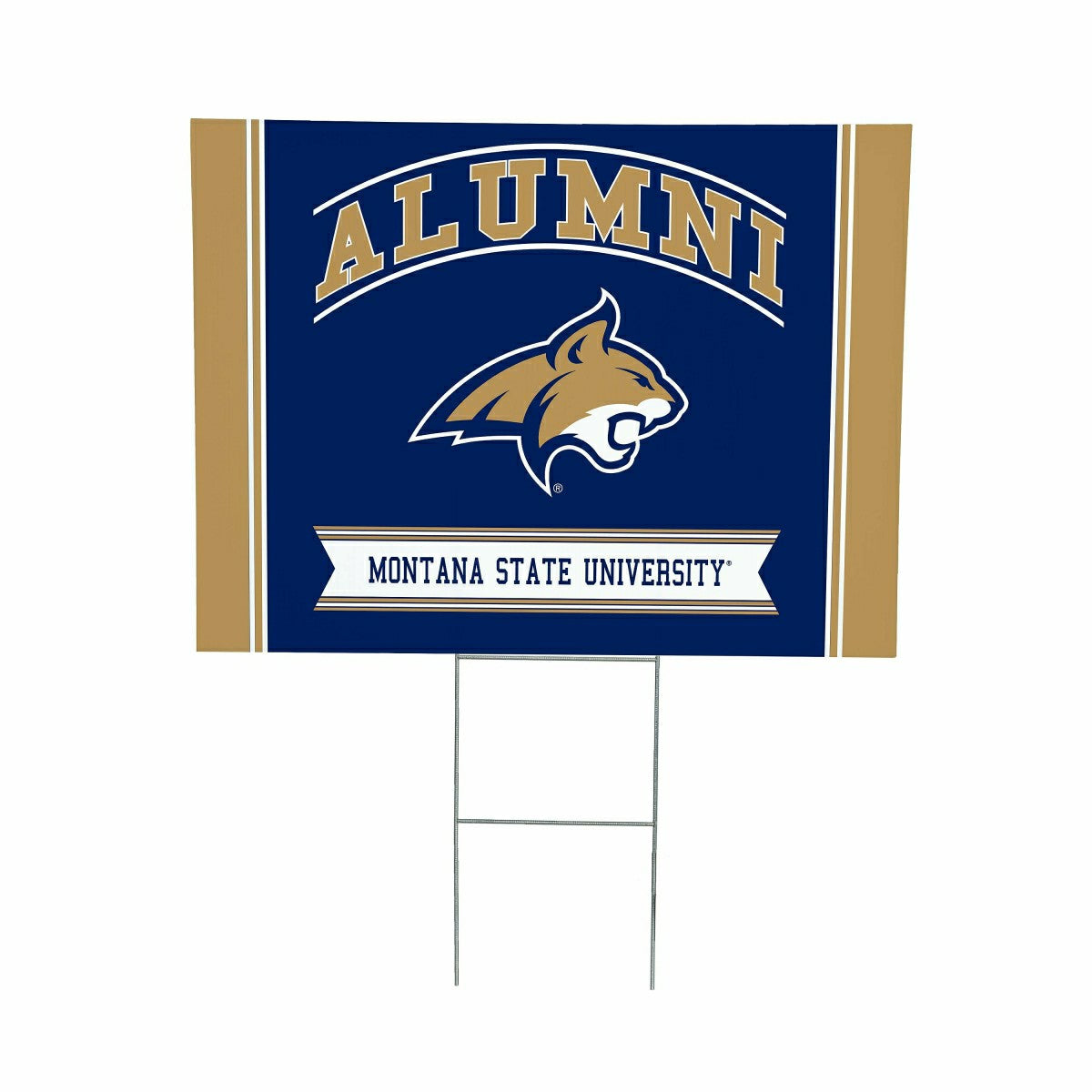 Montana State University Coroplast Yard Sign Alumni - Collegiate Home