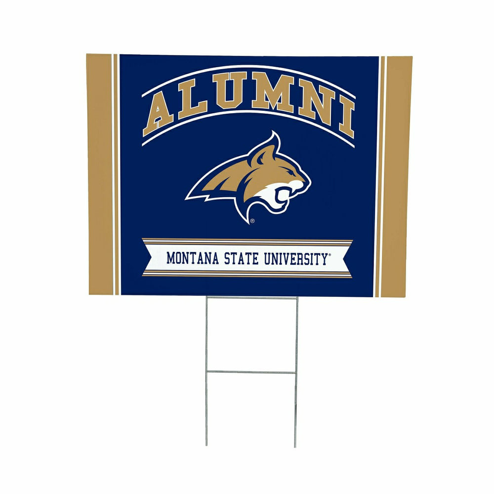Montana State University Coroplast Yard Sign Alumni - Collegiate Home