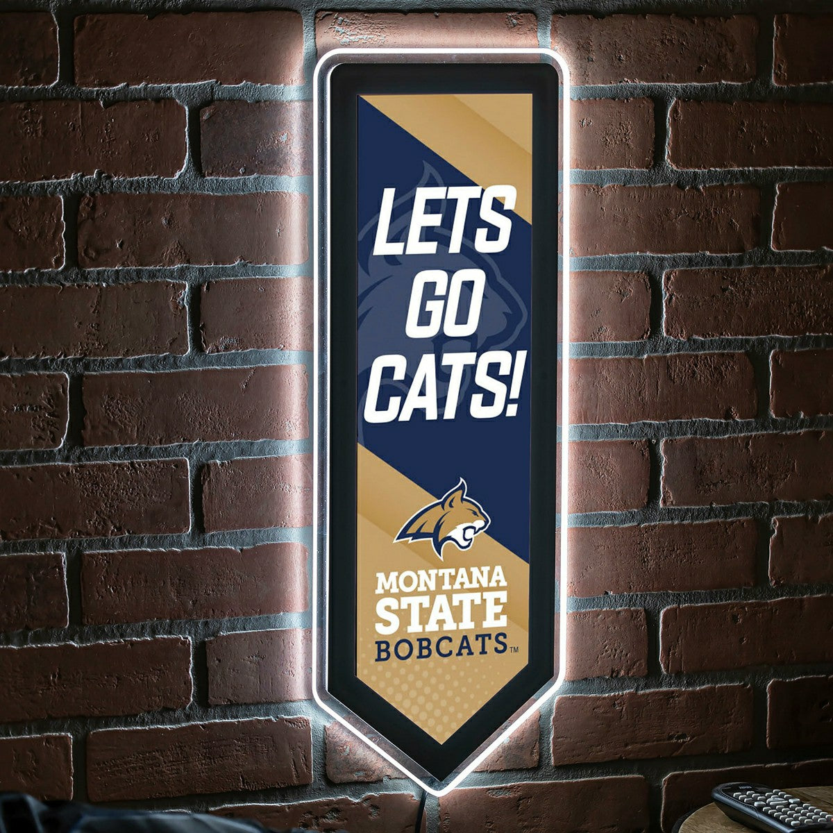 LED Wall Decor, Pennant, Montana State University - Collegiate Home