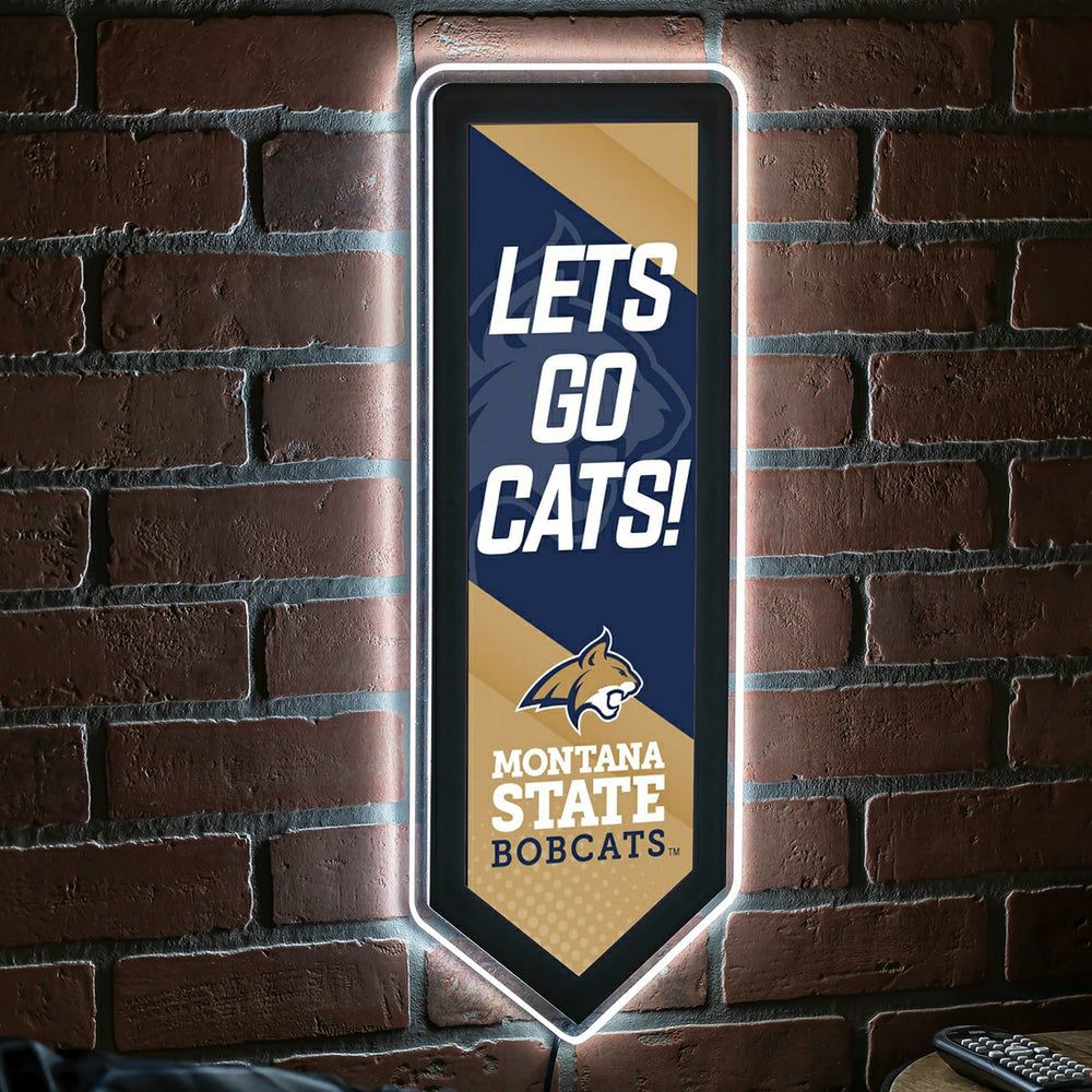 LED Wall Decor, Pennant, Montana State University - Collegiate Home