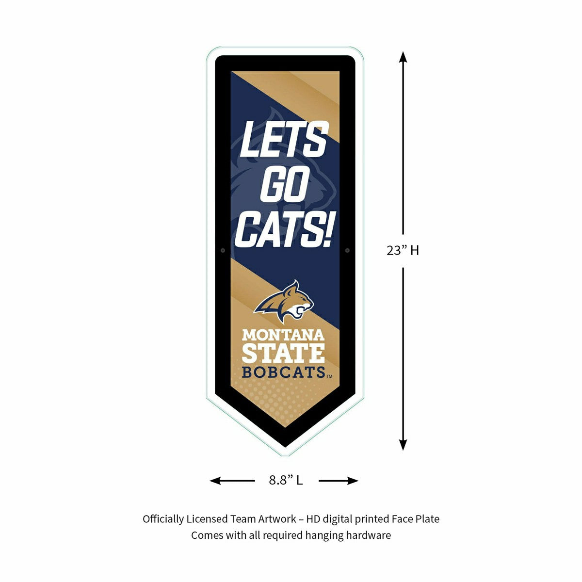 LED Wall Decor, Pennant, Montana State University - Collegiate Home