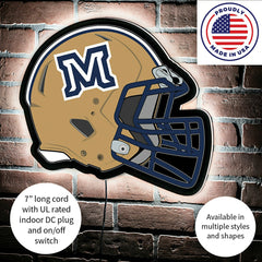 LED Wall Decor, Helmet, Montana State University - Collegiate Home