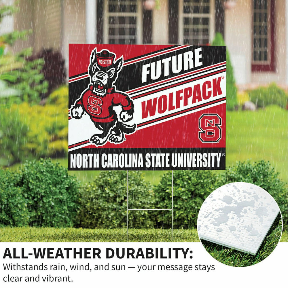 North Carolina State University Coroplast Yard Sign, Future Student - Collegiate Home