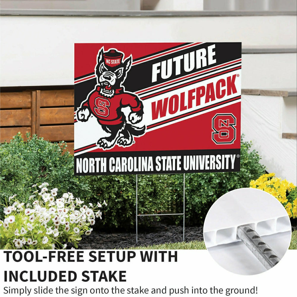 North Carolina State University Coroplast Yard Sign, Future Student - Collegiate Home