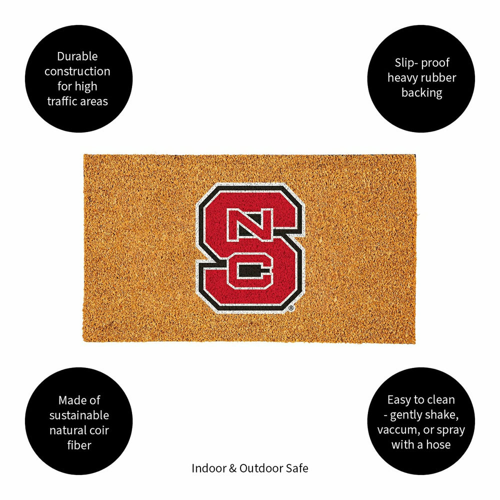 Coir Mat, 16"x28", North Carolina State University - Collegiate