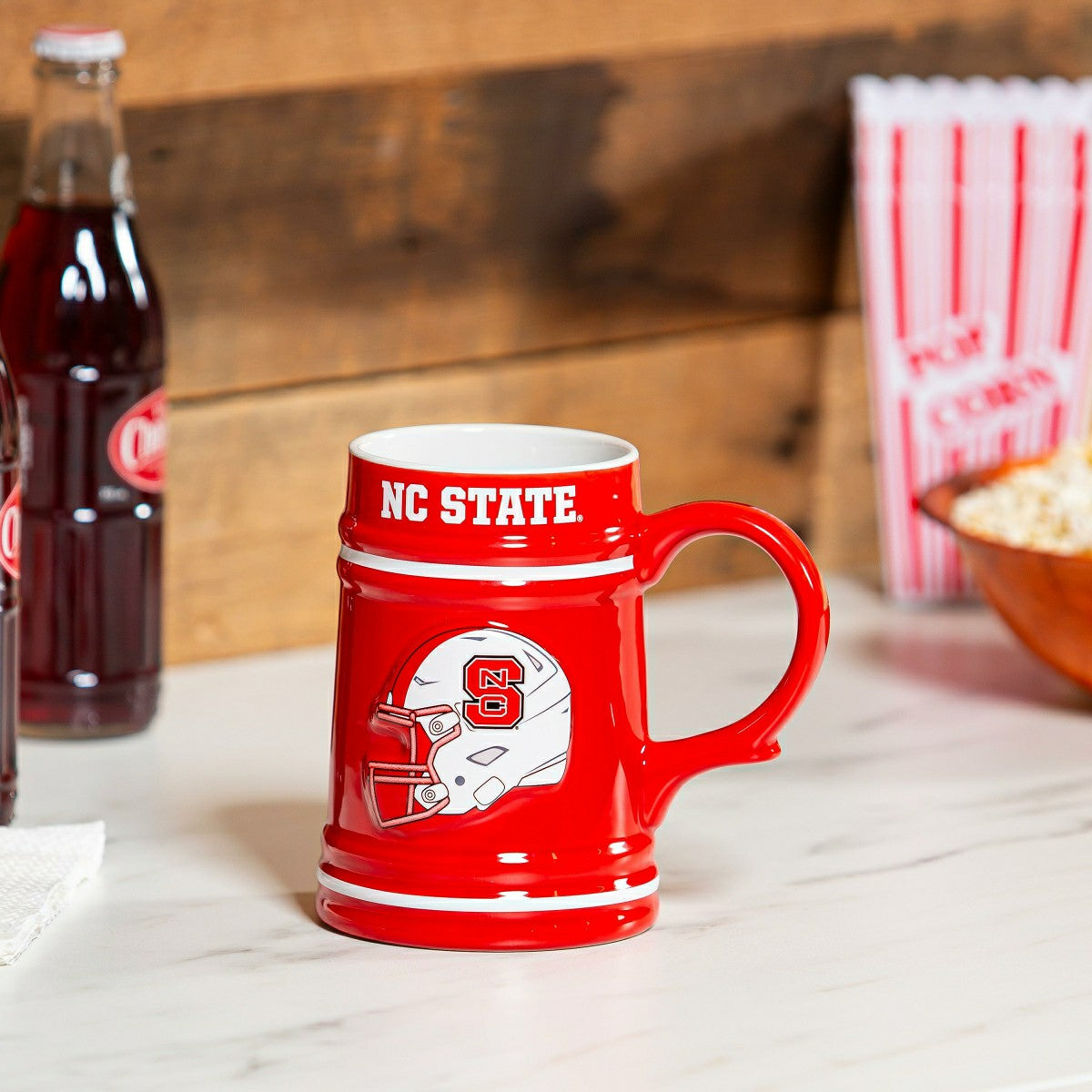 North Carolina State University Ceramic Stein Cup, 24oz - Collegiate Home