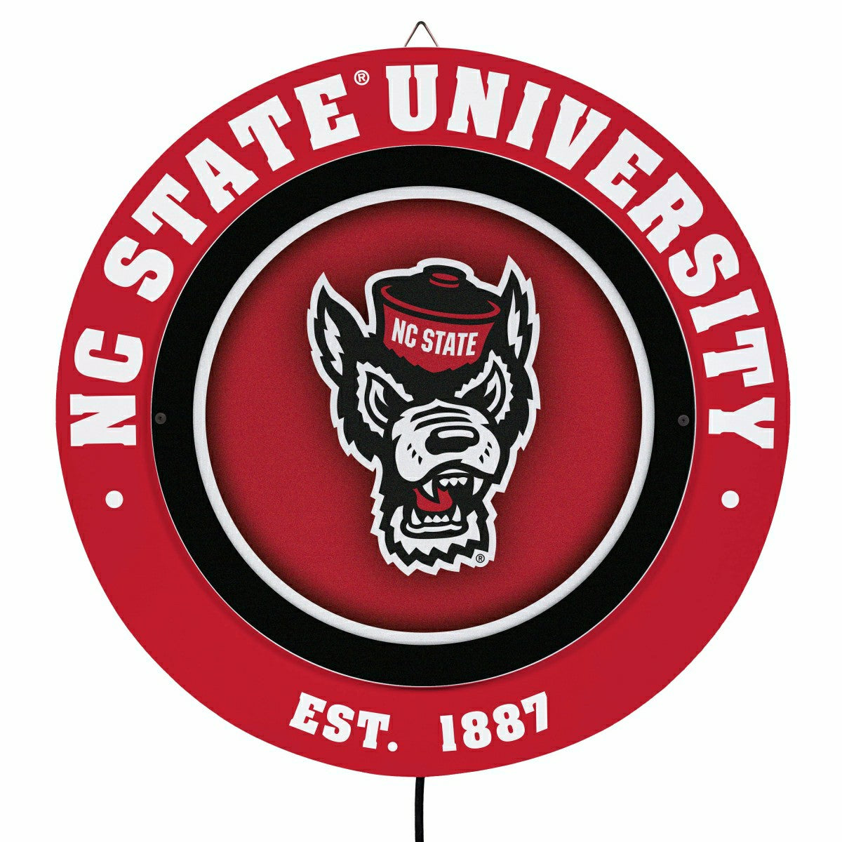 North Carolina State University, Metal Lite, Round - Collegiate