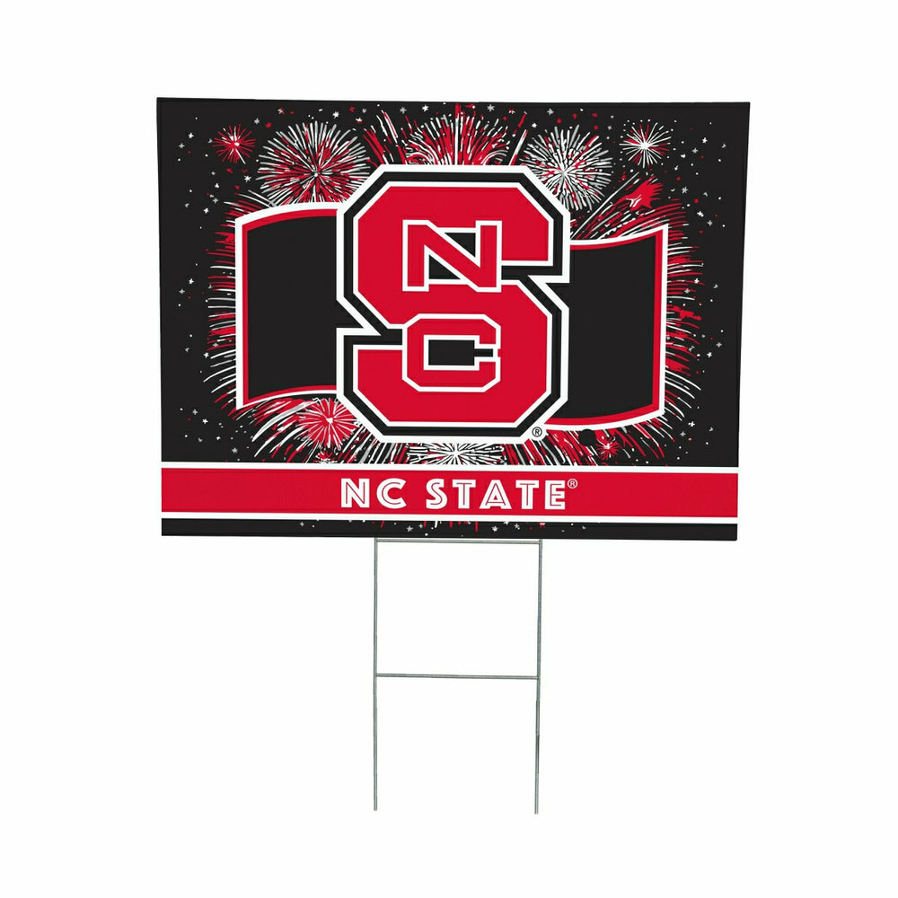 North Carolina State University Yard Sign, Patriotic - Collegiate Home