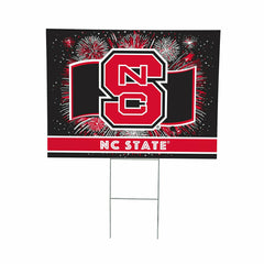 North Carolina State University Yard Sign, Patriotic - Collegiate Home