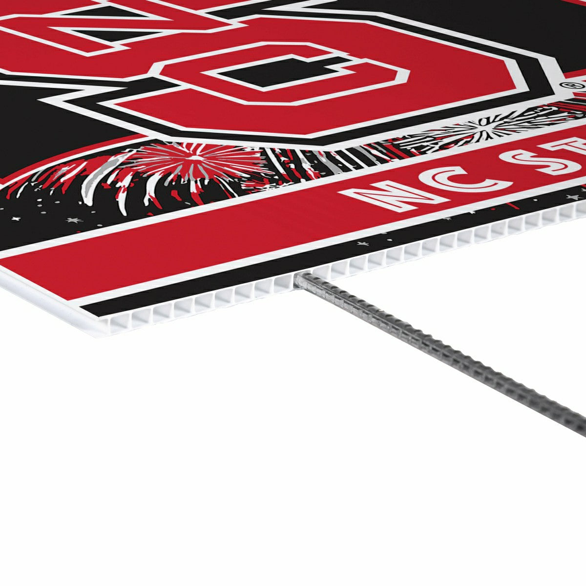 North Carolina State University Yard Sign, Patriotic - Collegiate Home