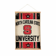 North Carolina State University, Canvas Wall Tapestry, Medium, 36x24 - Collegiate Home