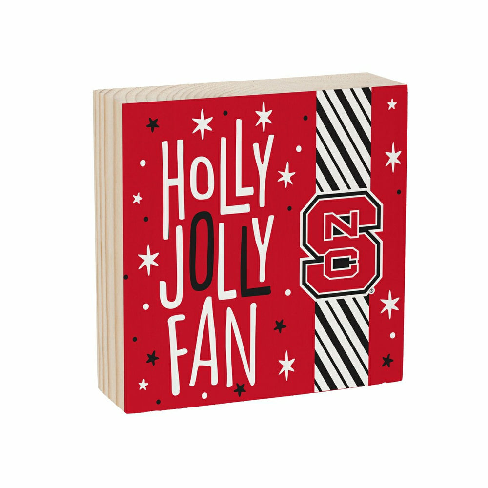 North Carolina State University Block, Holiday, 6x6 - Collegiate Home