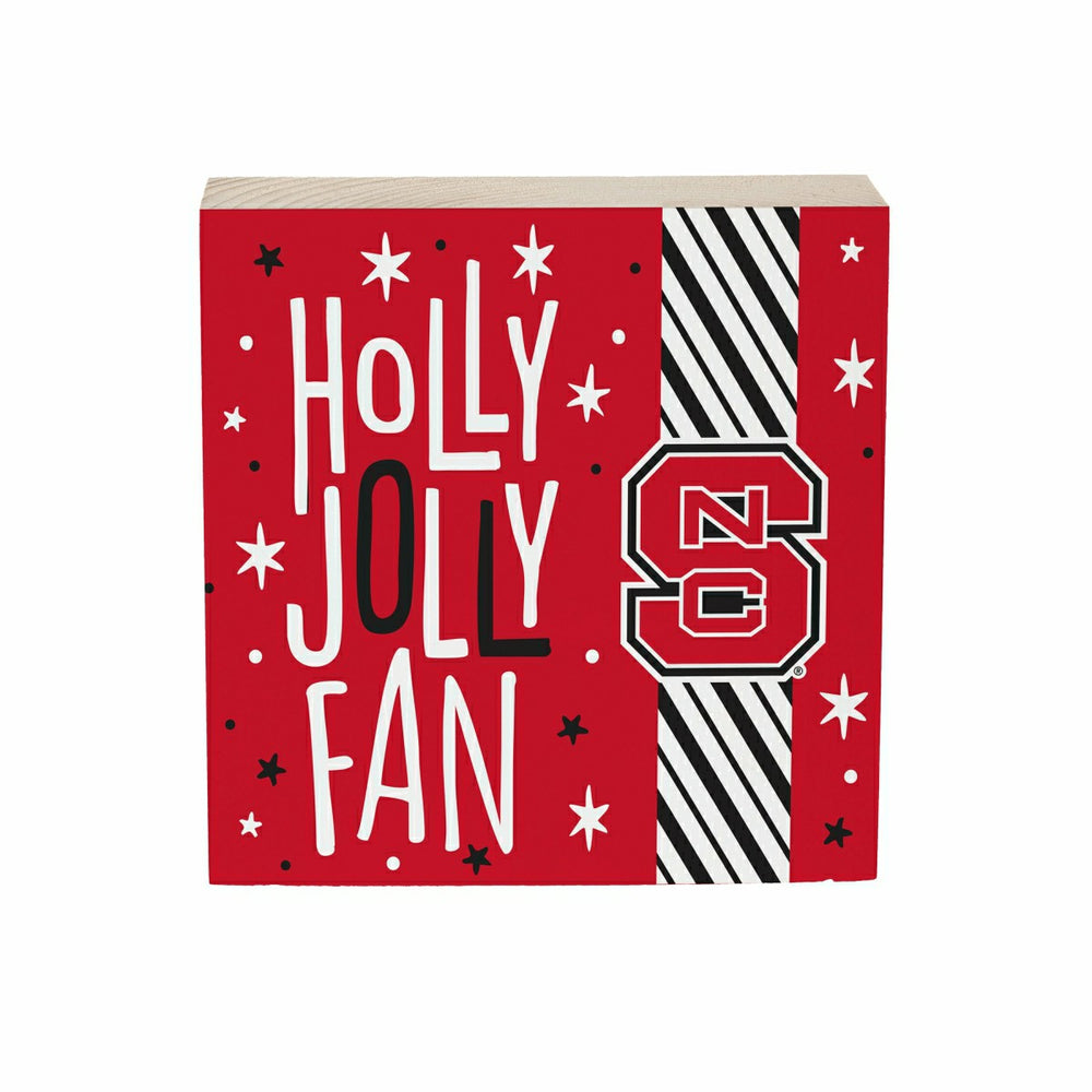 North Carolina State University Block, Holiday, 6x6 - Collegiate Home
