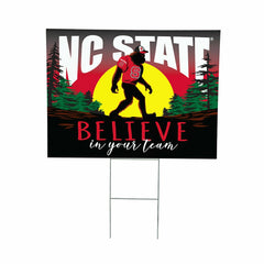 North Carolina State University Yard Sign, Bigfoot - Collegiate Home