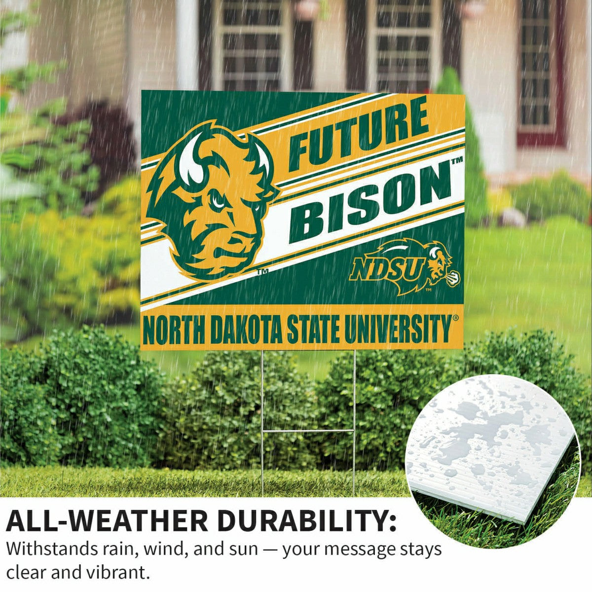 North Dakota State University Coroplast Yard Sign, Future Student - Collegiate Home