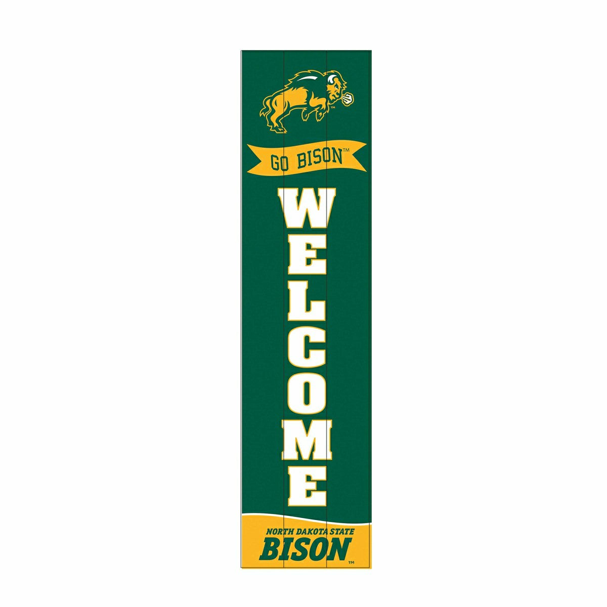 North Dakota State University Large Single Sided Leaner, 46" - Collegiate Home