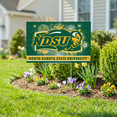 North Dakota State University Yard Sign, Patriotic - Collegiate Home