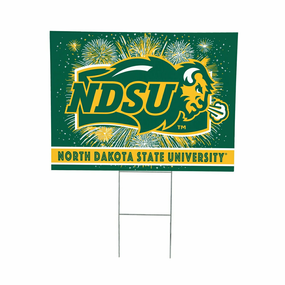 North Dakota State University Yard Sign, Patriotic - Collegiate Home