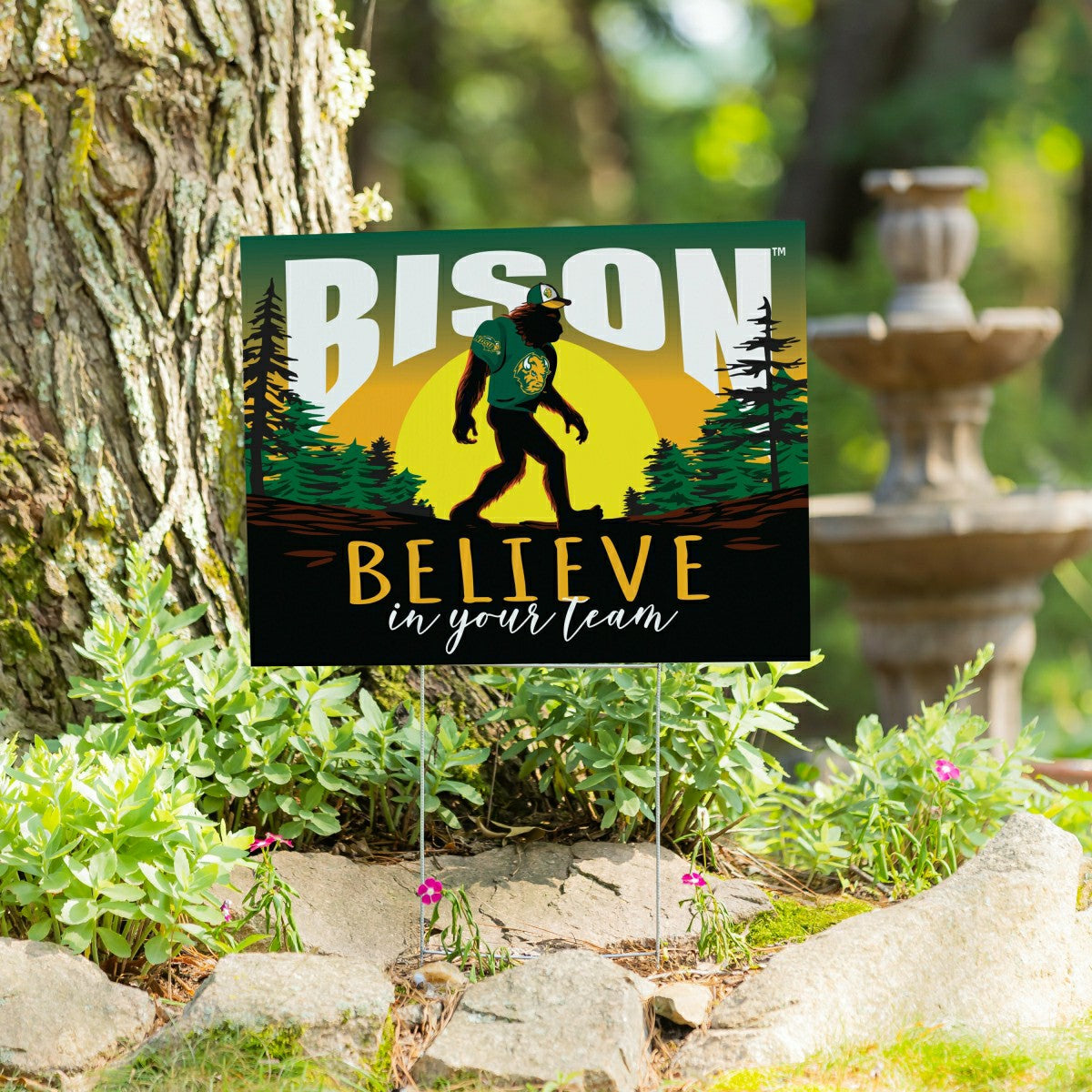 North Dakota State University Yard Sign, Bigfoot - Collegiate Home
