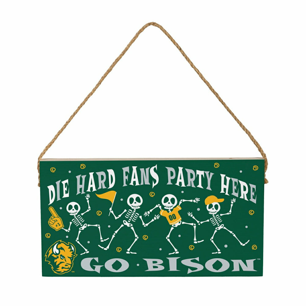 North Dakota State University Halloween Wood Wall Sign, 6x11 - Collegiate Home