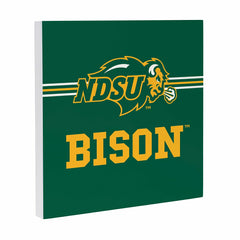 North Dakota State University Wood Wall Sign, 12x12 - Collegiate Home