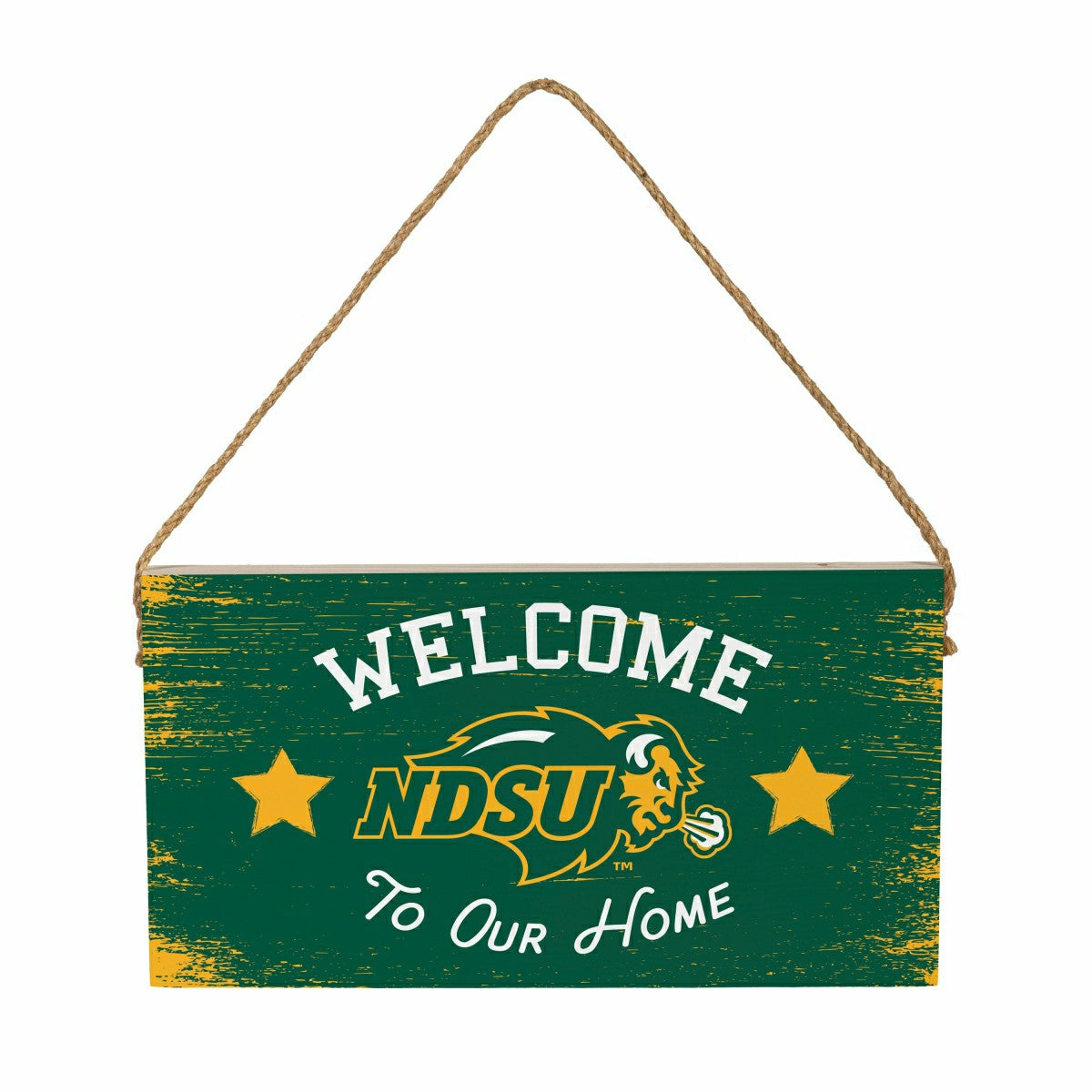 North Dakota State University Wood Wall Sign, 6x11 - Collegiate Home
