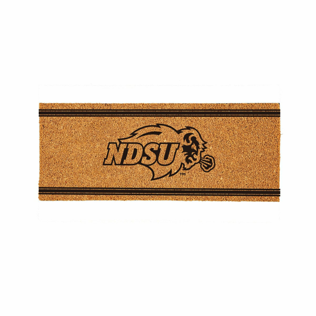 North Dakota State University Extra Large One Color Coir Mat, 60"x24" - Collegiate