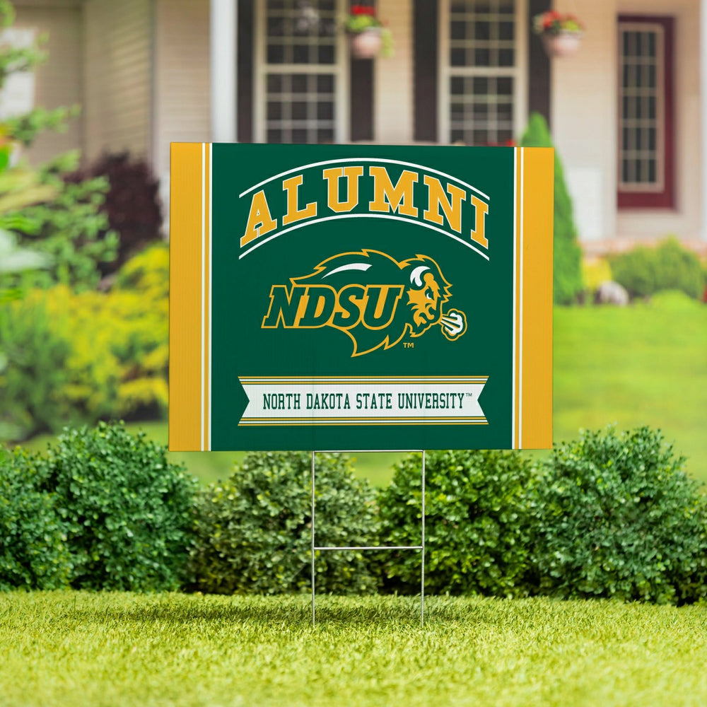North Dakota State University Coroplast Yard Sign Alumni - Collegiate Home