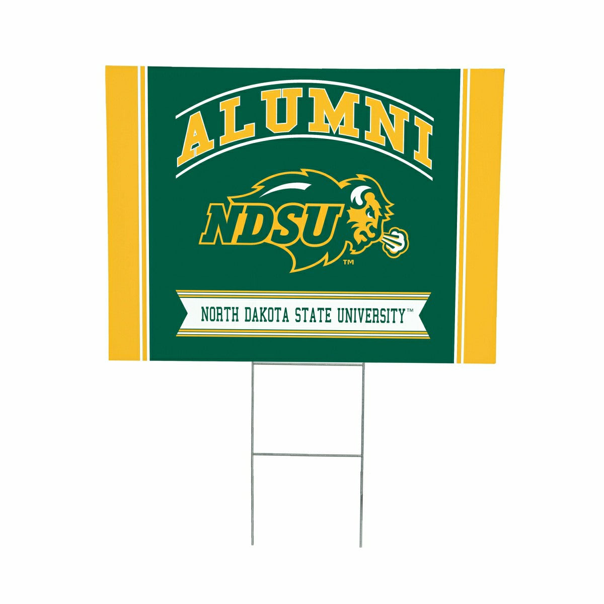 North Dakota State University Coroplast Yard Sign Alumni - Collegiate Home
