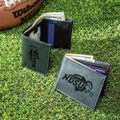 North Dakota State University, Bi-Fold and Tri-Fold Wallet Gift Set, B - Collegiate Home