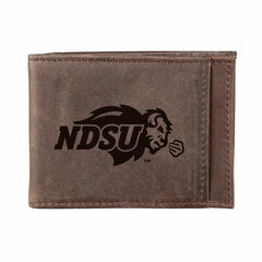 Front Pocket Wallet w/ RFID Blocking, North Dakota State University, B - Collegiate Home