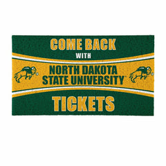 28" x 16" PVC Trapper Mat, Come Back with Tickets, North Dakota State  - Collegiate
