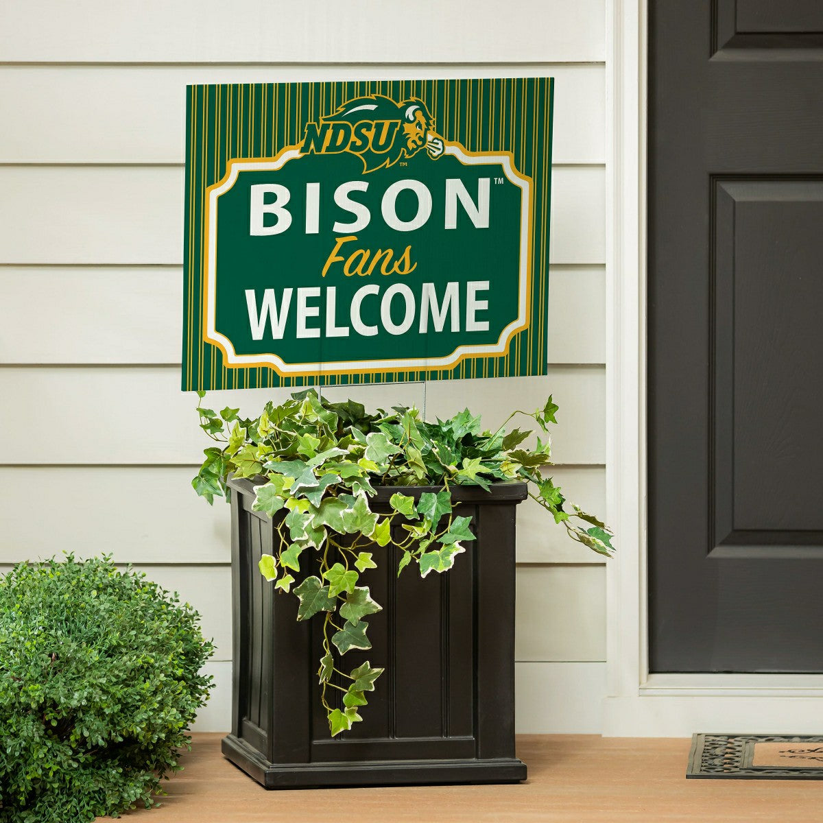 North Dakota State University Coroplast Yard Sign, "Fans Welcome" - Collegiate Home