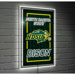 North Dakota State University College Rectangle Neolite LED Decor - Collegiate Sale Home