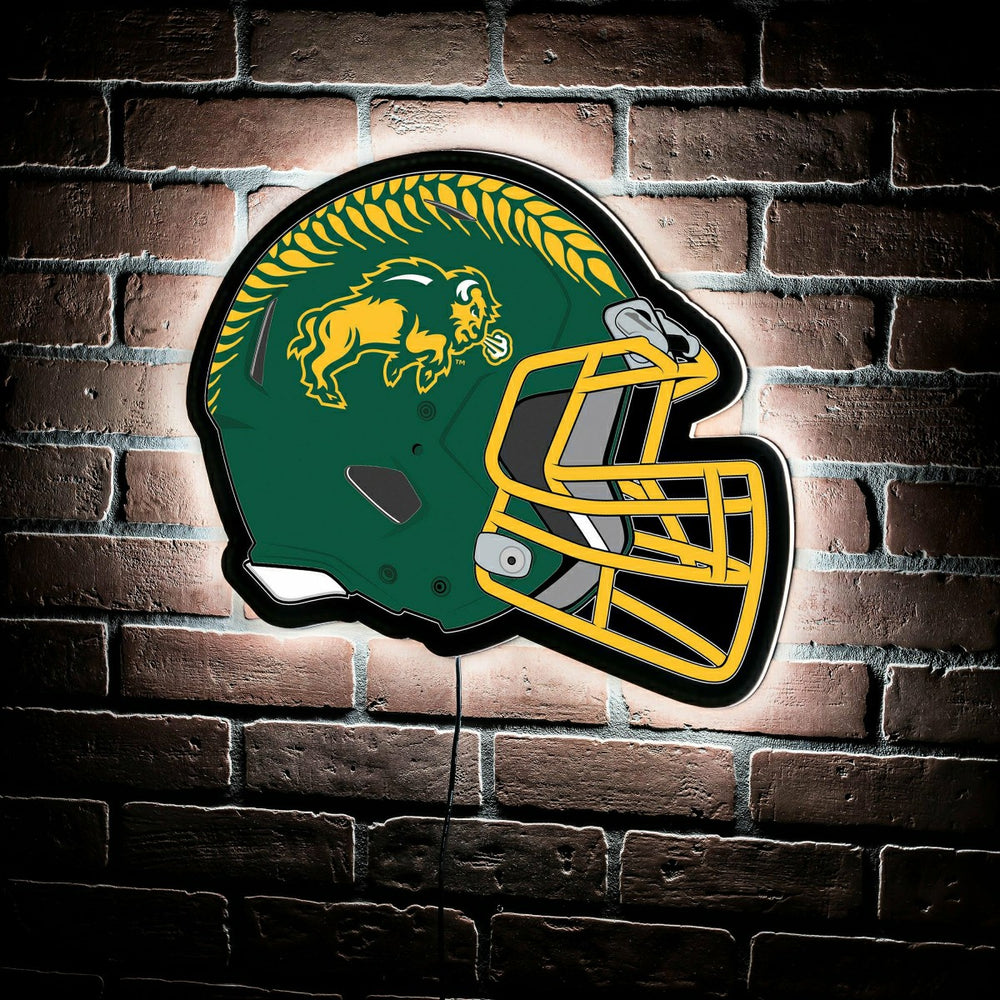 LED Wall Decor, Helmet, North Dakota State University - Collegiate Home