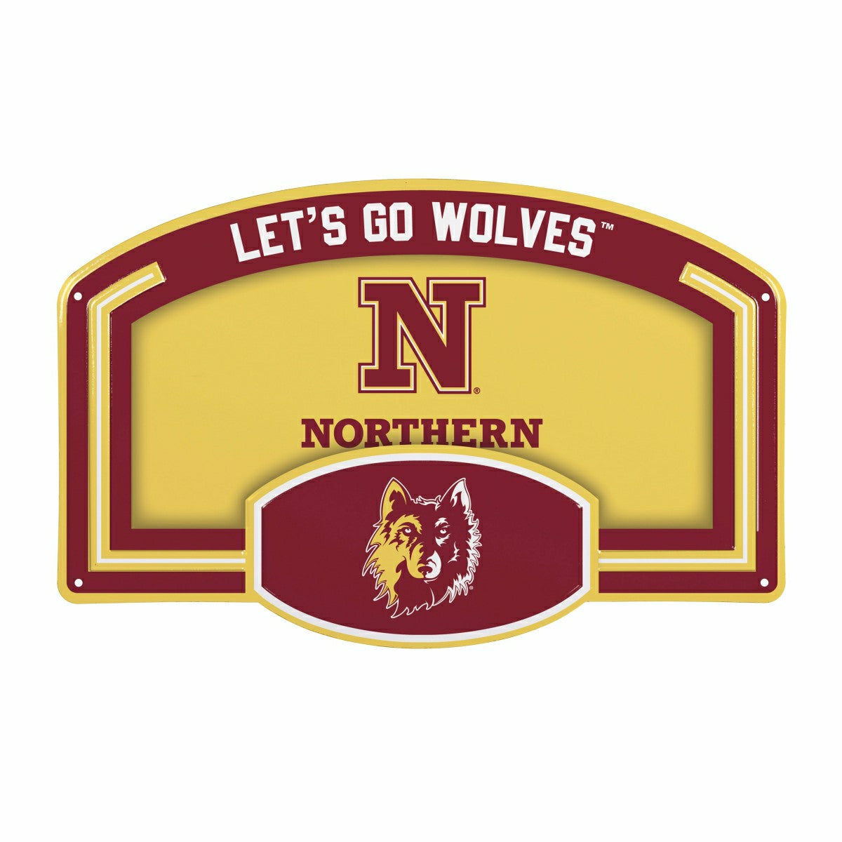 Northern State University USA Embossed Steel Wall Sign, 11" x 17" - Collegiate Home