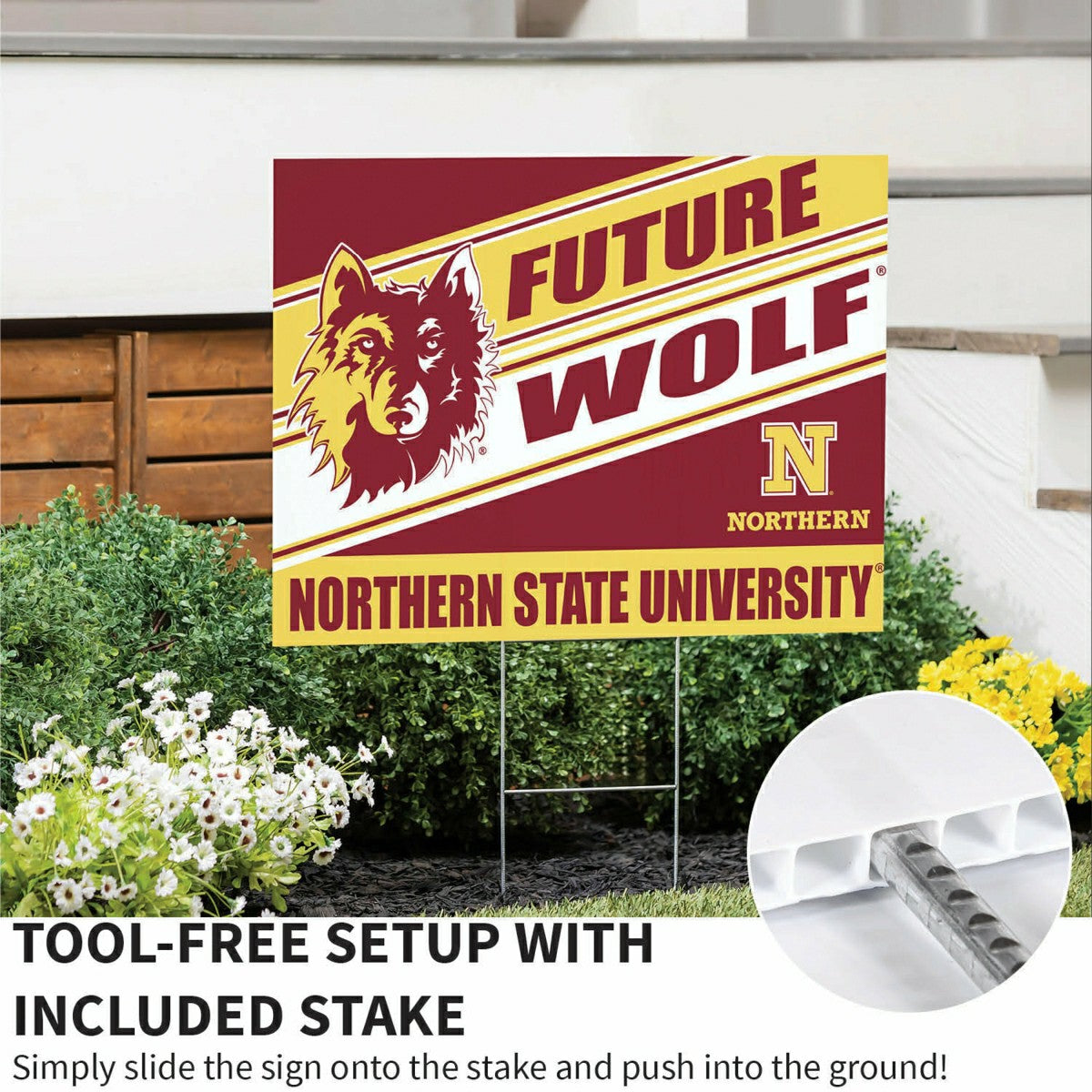 Northern State University Coroplast Yard Sign, Future Student - Collegiate Home