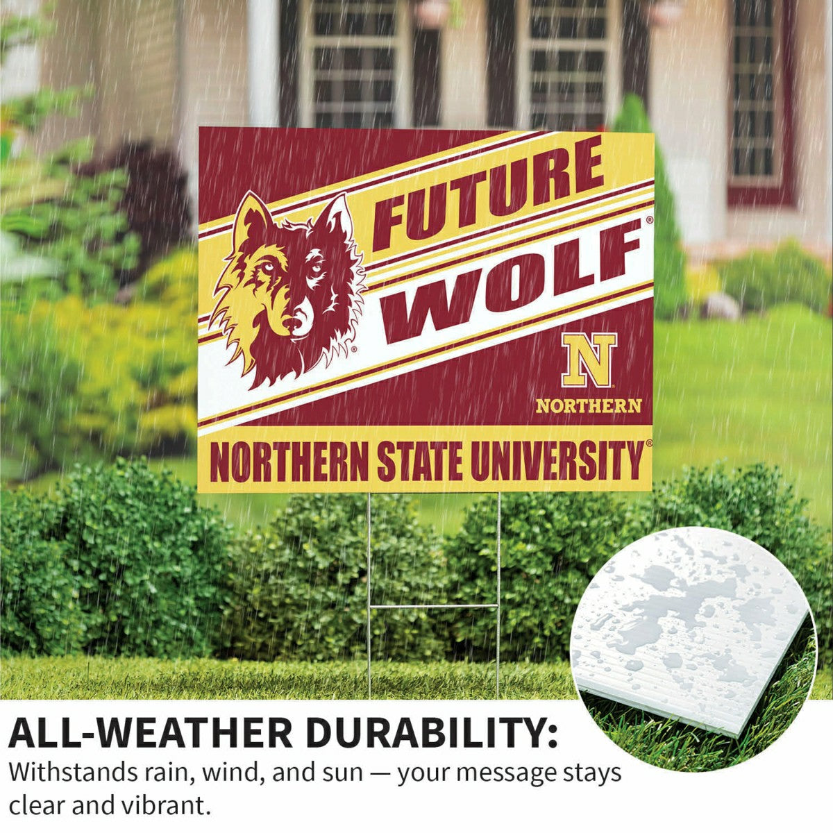 Northern State University Coroplast Yard Sign, Future Student - Collegiate Home