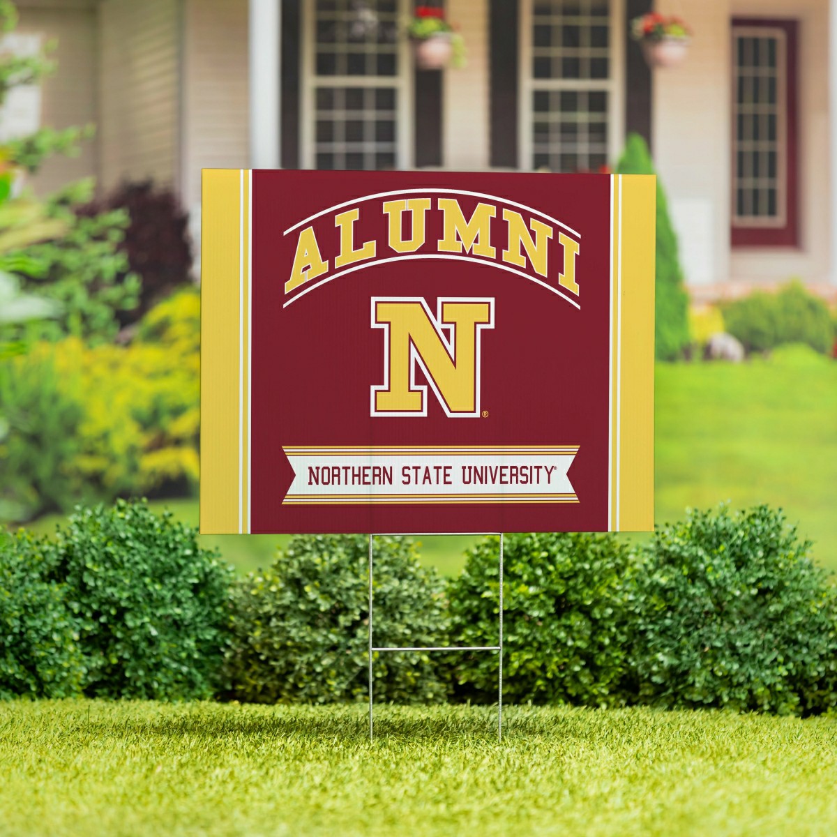 Northern State University Coroplast Yard Sign Alumni - Collegiate Home