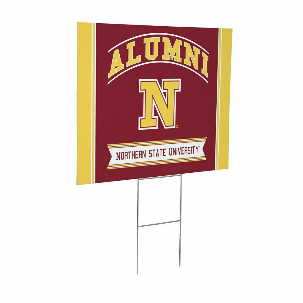 Northern State University Coroplast Yard Sign Alumni - Collegiate Home